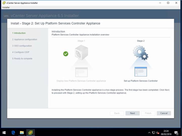 Installing vCenter 6.5 with External Platform Services Controller – Part 1