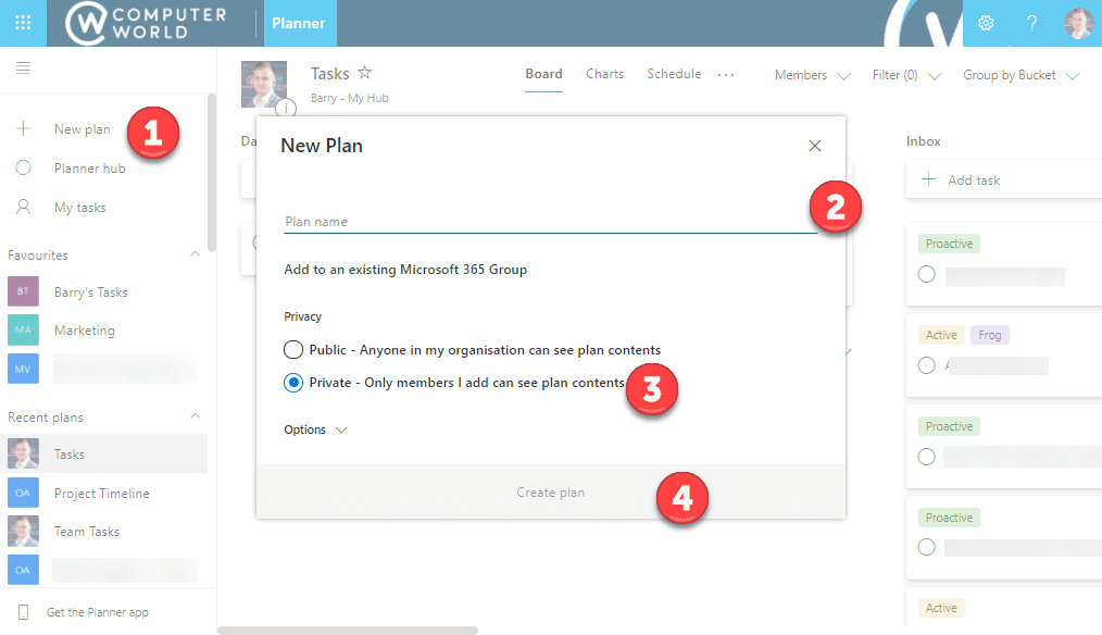 Using Microsoft Planner to increase your productivity